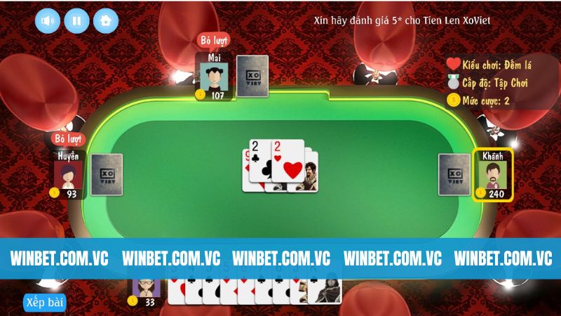 Hiểu Về Tiến Lên Miền Nam - Luật Chơi Cơ Bản Tại Winbet 4 Kinh nghiệm chơi tiến lên miền Nam tối ưu chiến thắng